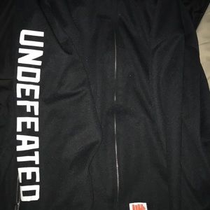 Undefeated zip up sweatshirt